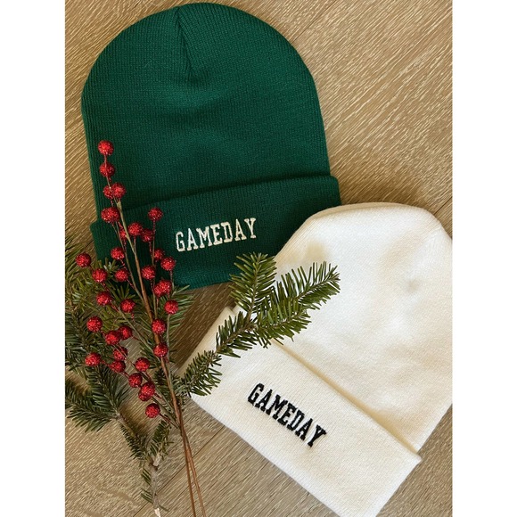 NEW Mens Womens NFL NBA School Spirit Team Colors Sports Beanie 6 Colors! - Picture 4 of 12